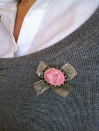 Broche Rose